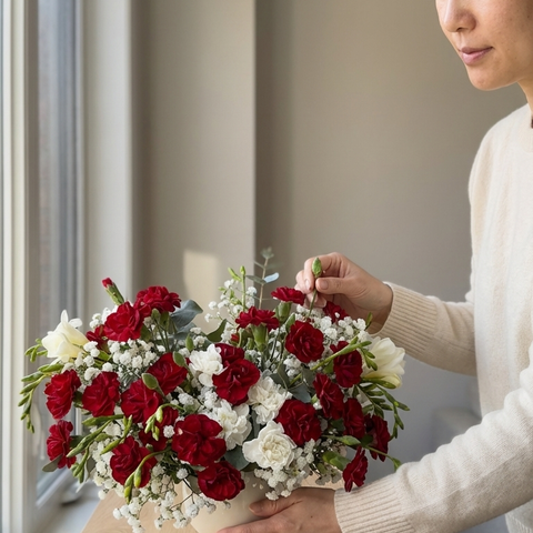 Classic Carnation Vase - alternate view