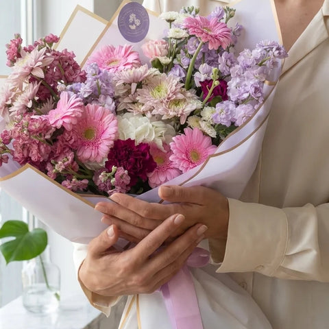 Lavender Blush Bouquet - alternate view