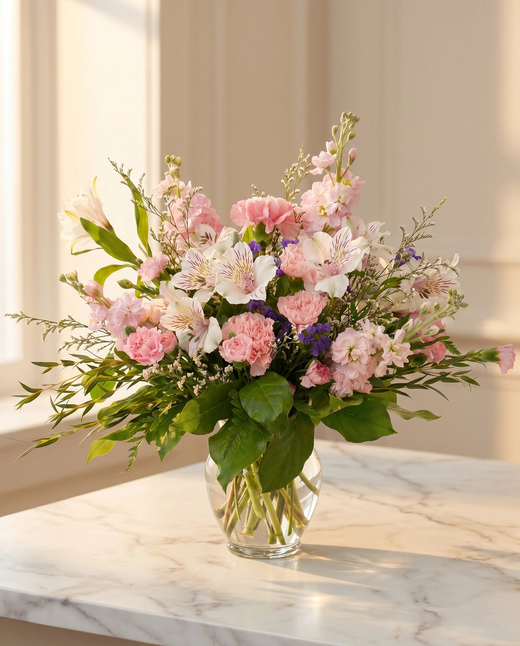 Pink Garden Vase