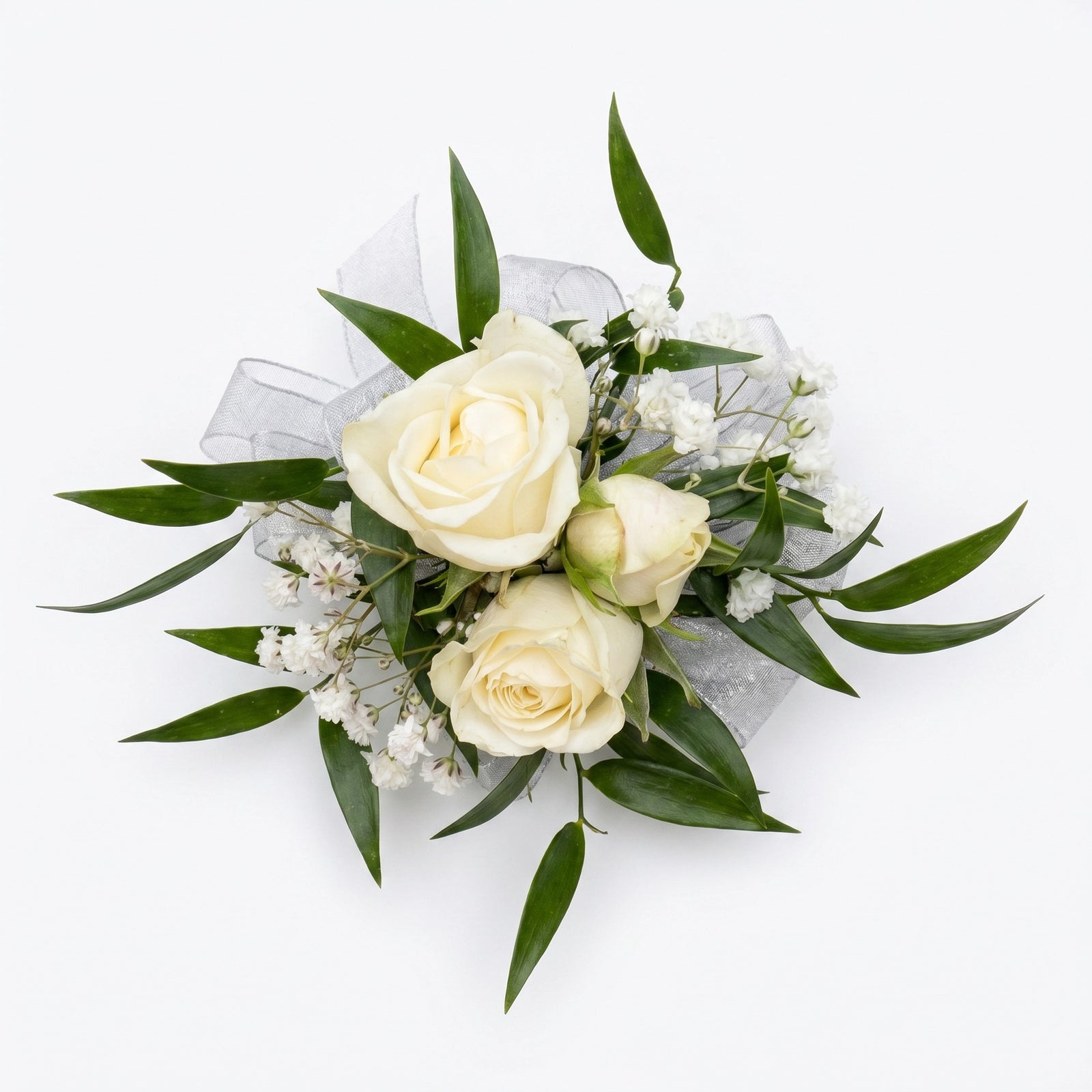 Ivory Rose Corsage by Florent Floral in Newmarket Ontario