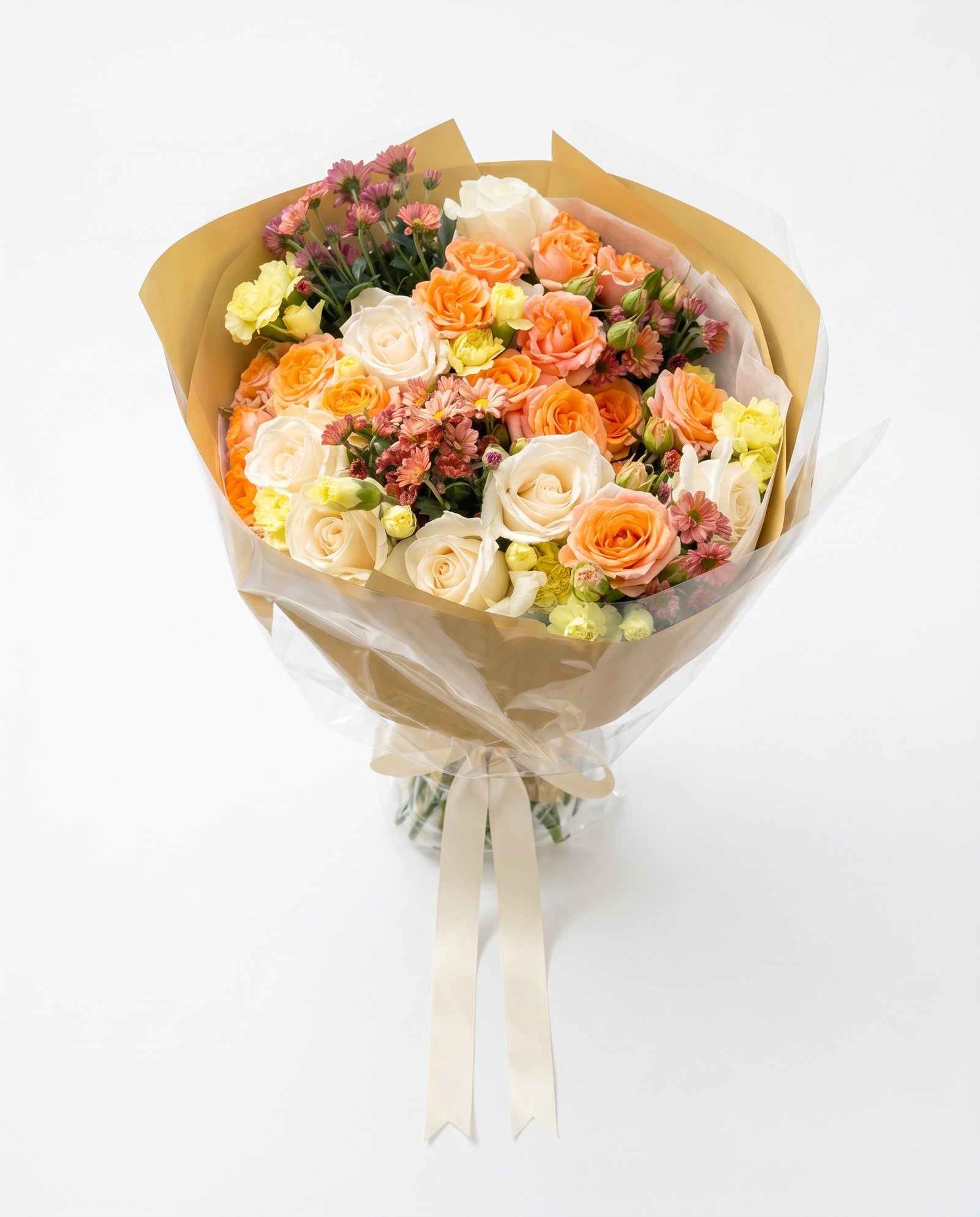 Peach Garden Bouquet by Florent Floral in Newmarket Ontario
