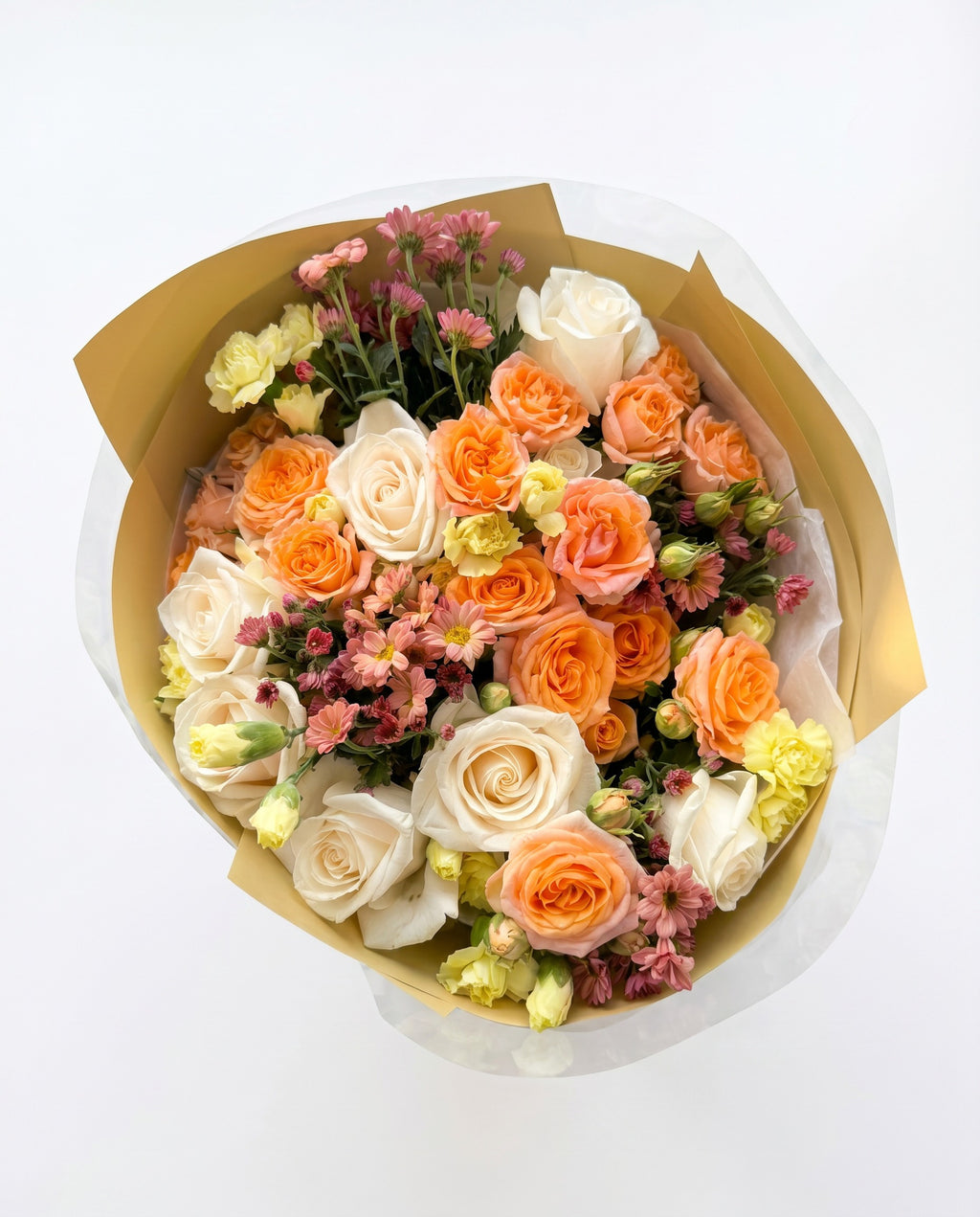 Peach Garden Bouquet by Florent Floral in Newmarket Ontario
