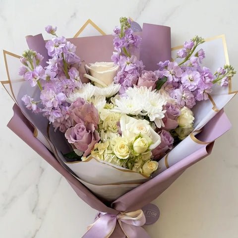 Lilac Cloud Bouquet - alternate view