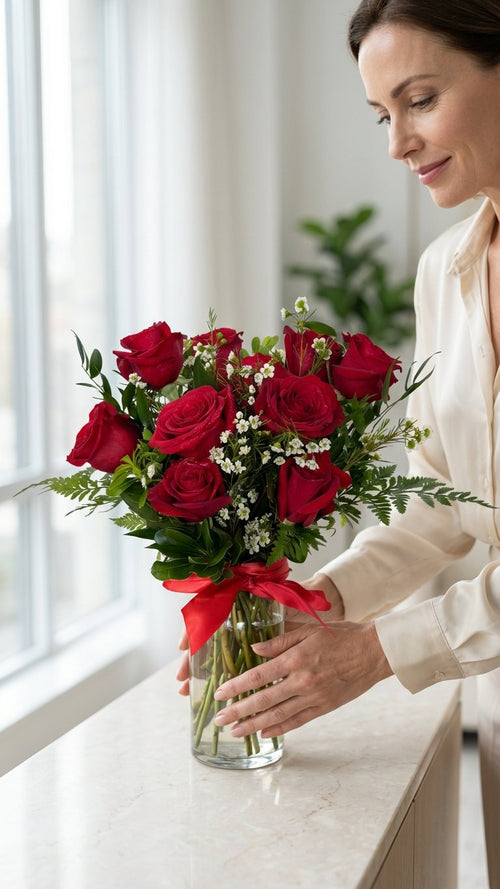 Classic Red Roses - Florent Floral