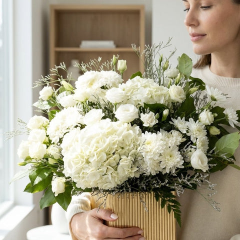 All White Elegance - alternate view