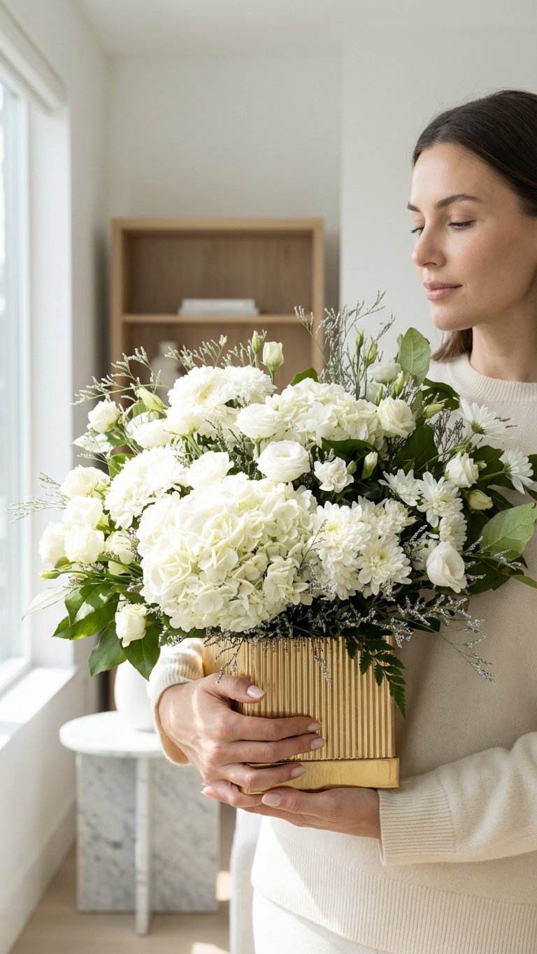 All White Elegance - Florent Floral