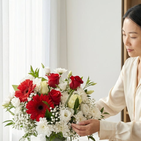 Classic Red & White - alternate view