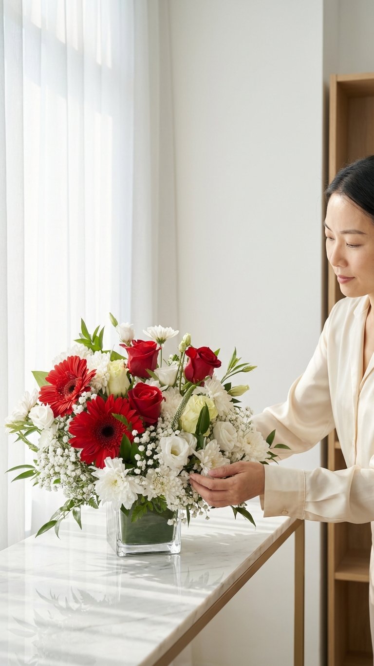 Classic Red & White - Florent Floral