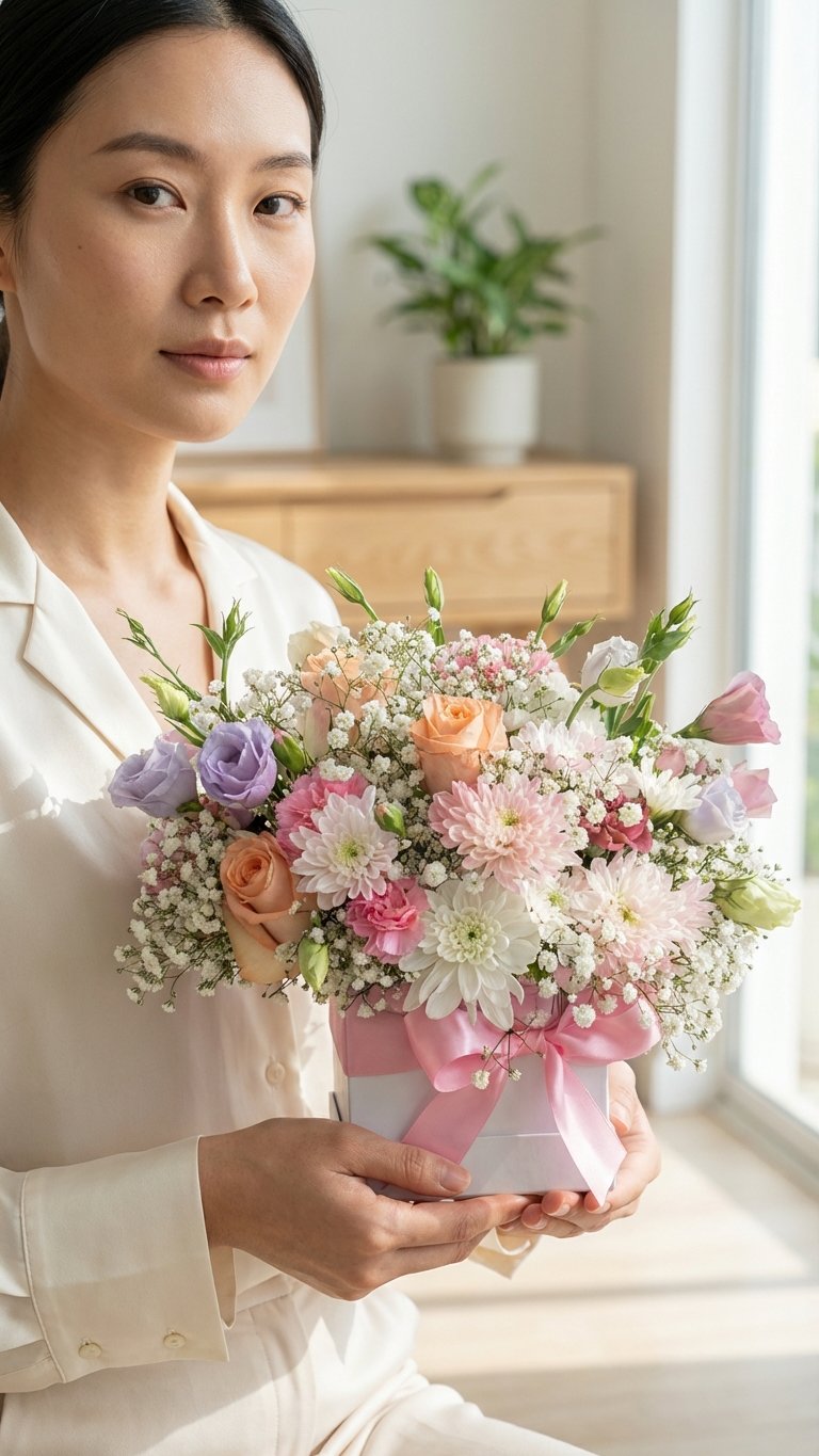 Colorful Spring Cube - Florent Floral