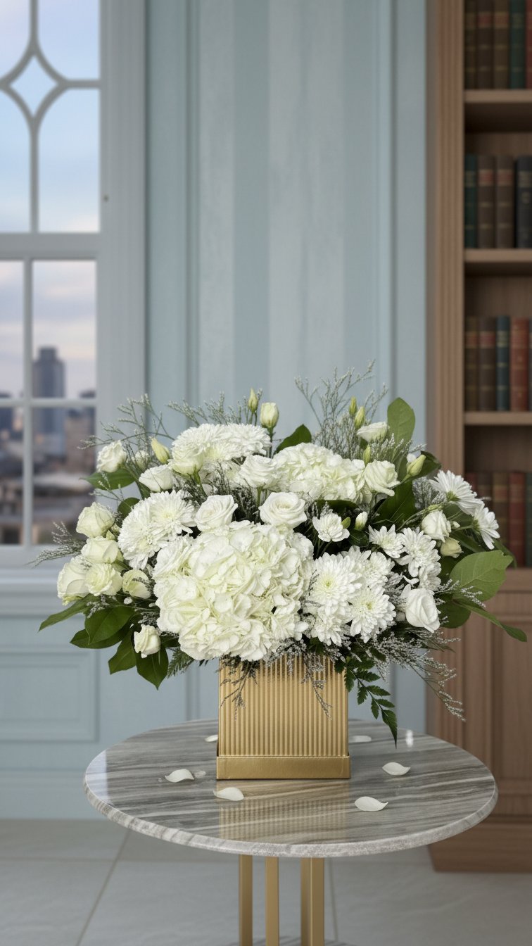 All White Elegance - Florent Floral