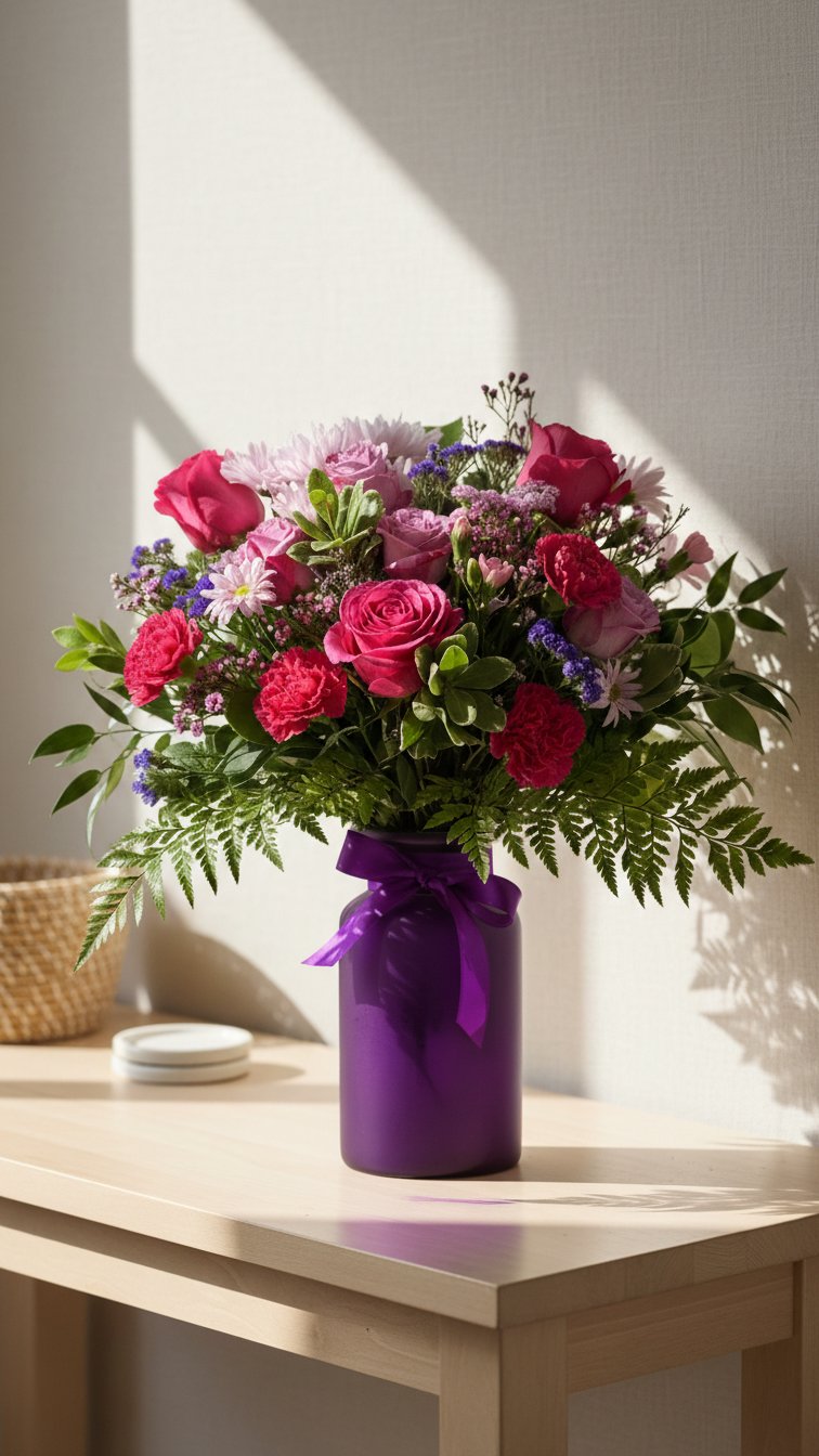 Berry Blush Bouquet - Florent Floral