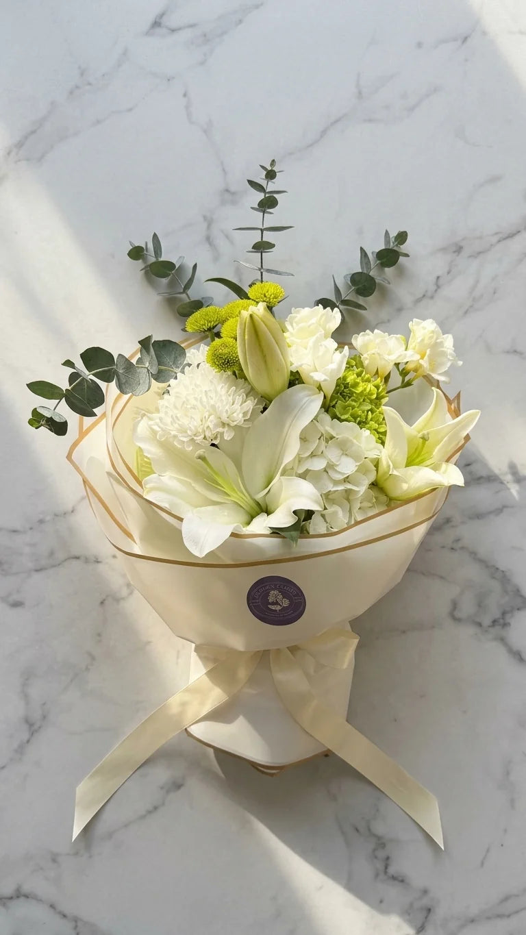 Serene White Bouquet