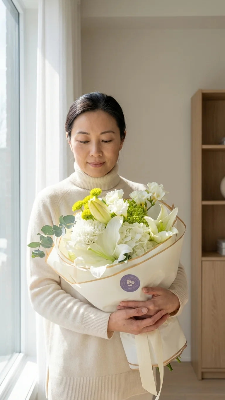 Serene White Bouquet