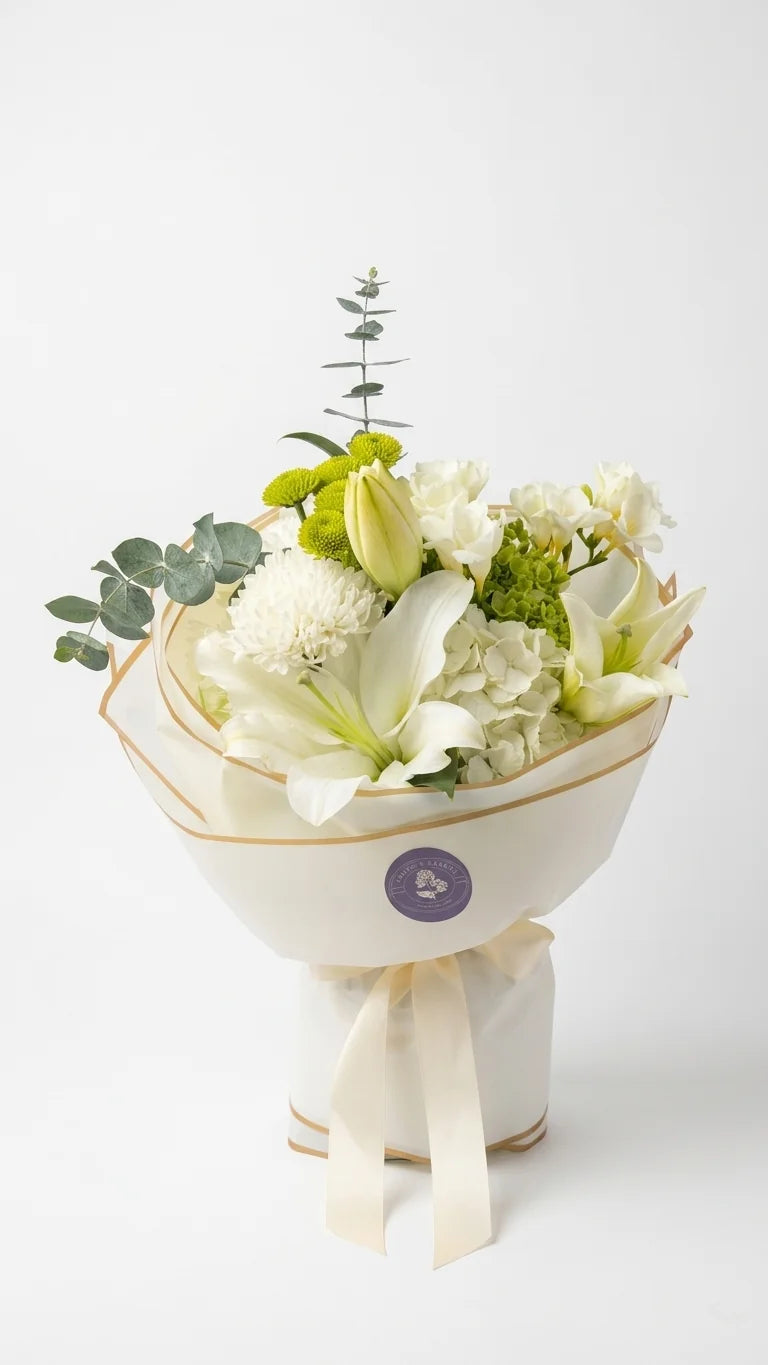 Serene White Bouquet
