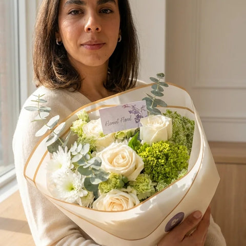 White Meadow Bouquet - alternate view